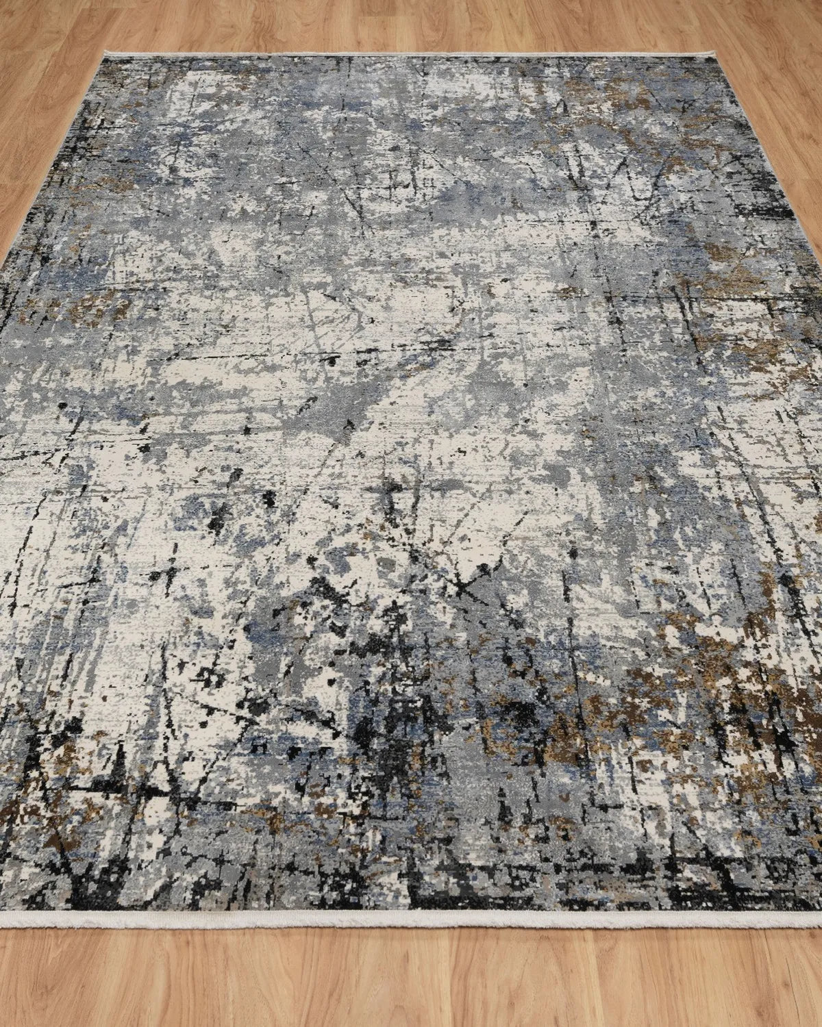 Assorted Blue Abstract Carpet