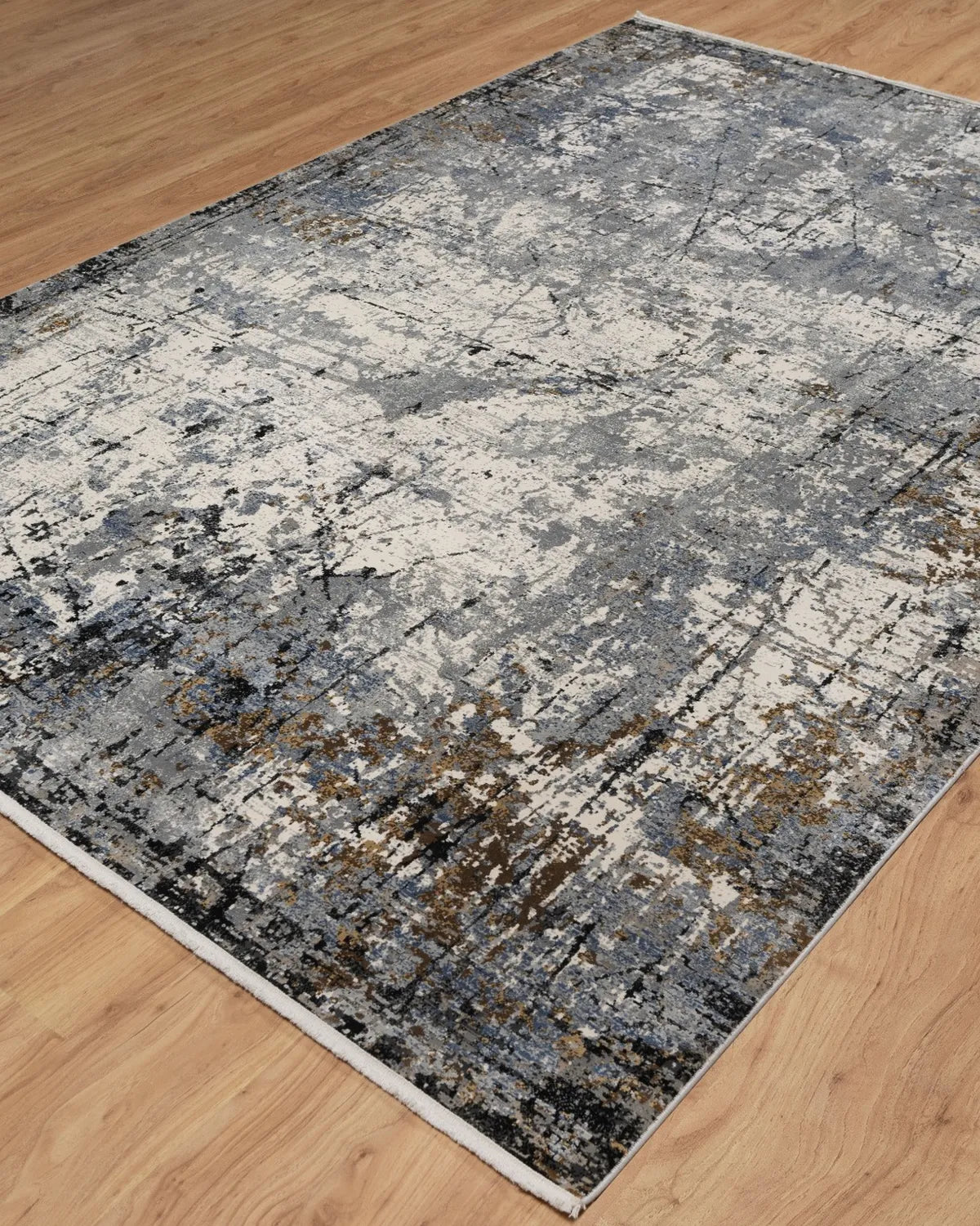 Assorted Blue Abstract Carpet