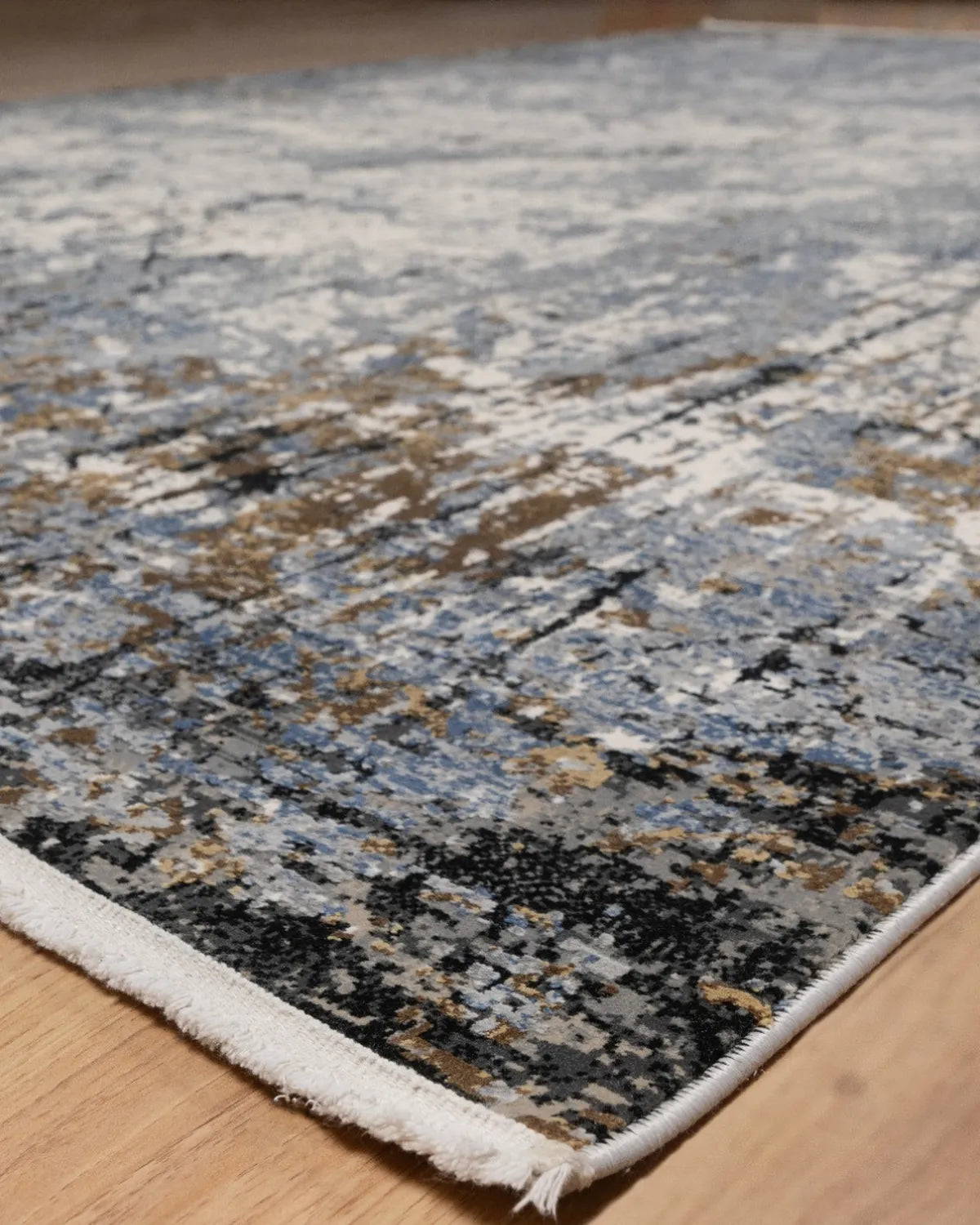 Assorted Blue Abstract Carpet