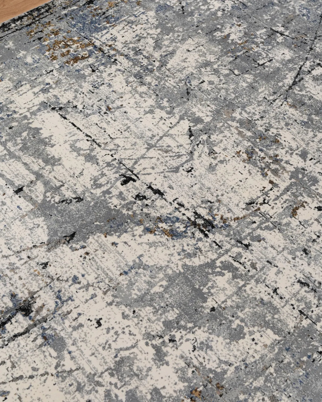 Assorted Blue Abstract Carpet