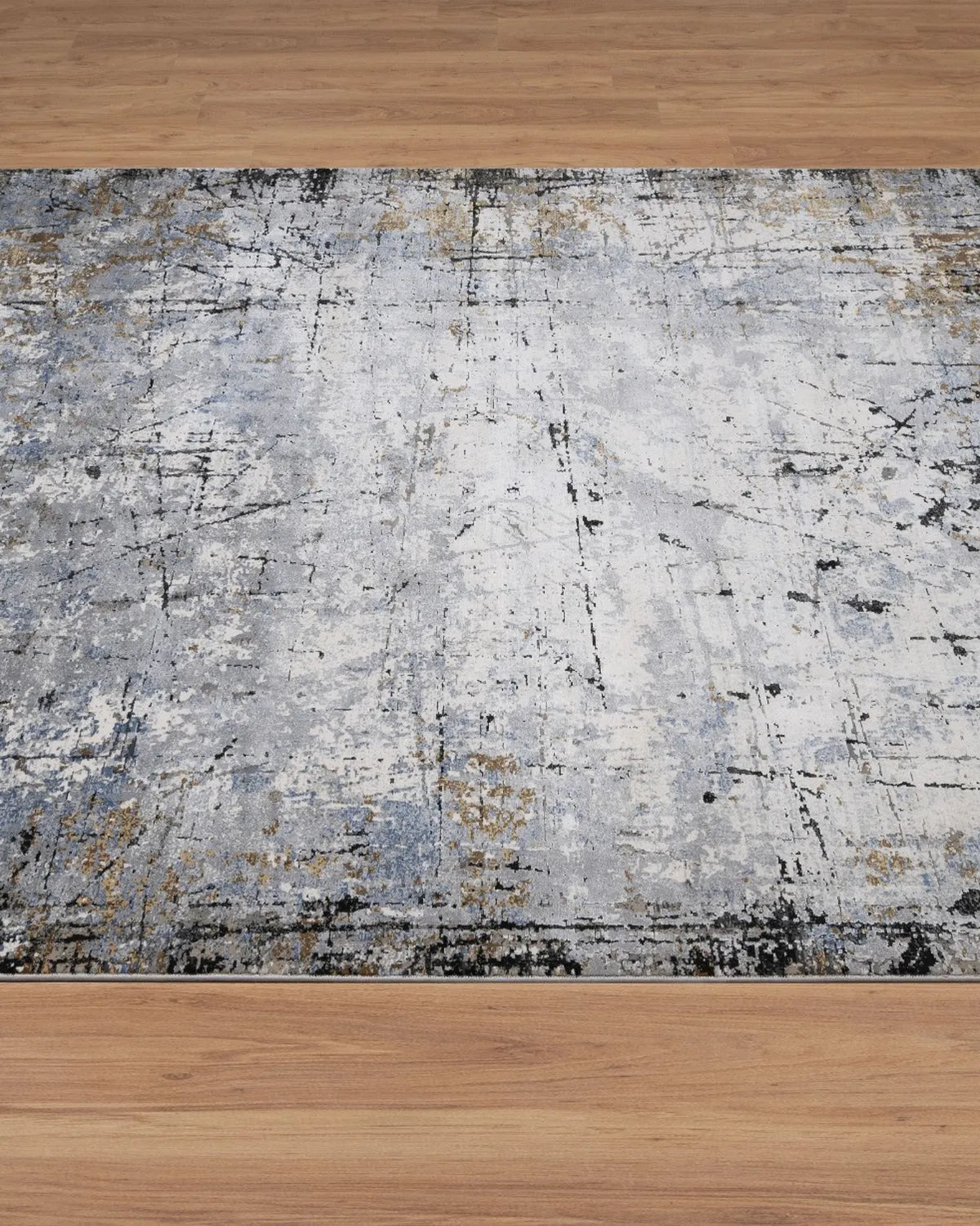 Assorted Blue Abstract Carpet