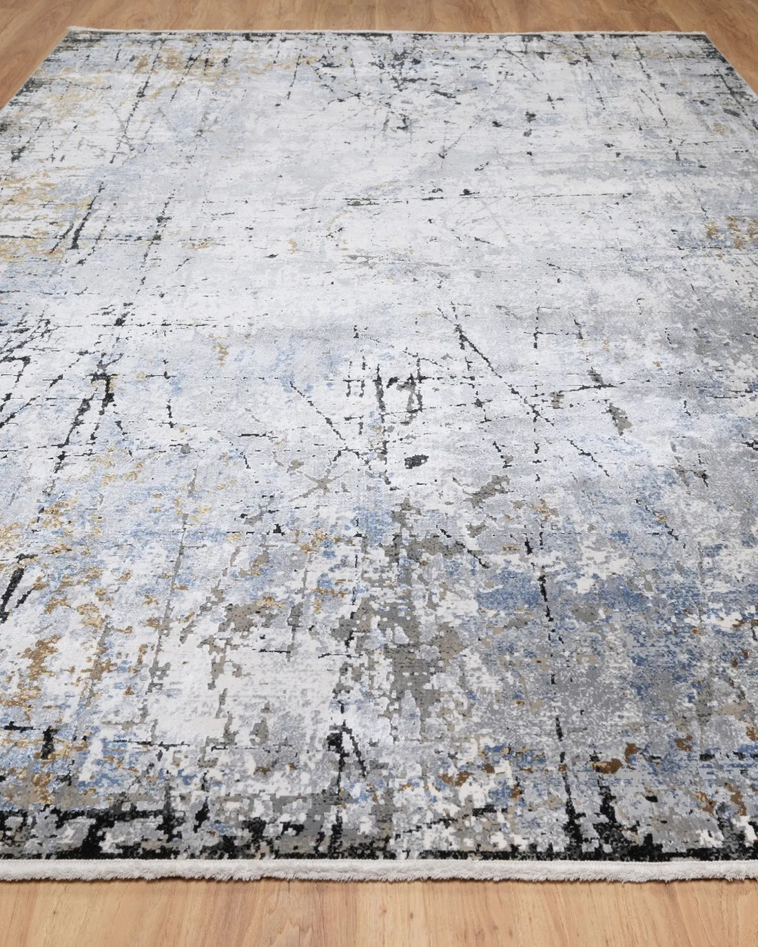 Assorted Blue Abstract Carpet