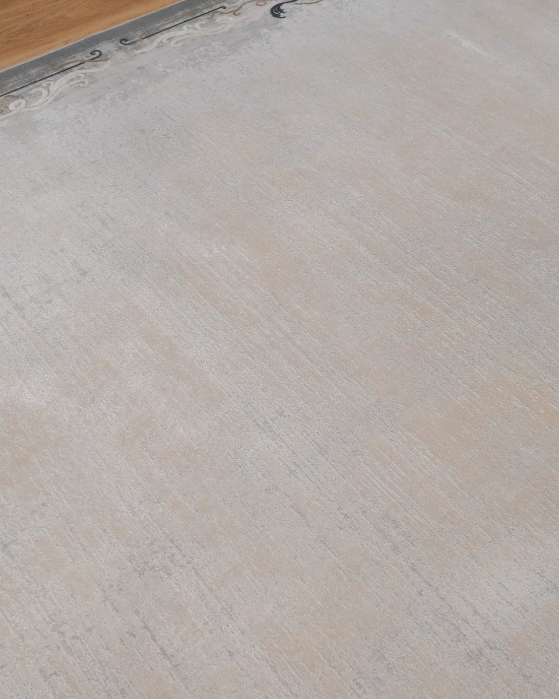 Assorted Beige Grey Ornate Border Carpet