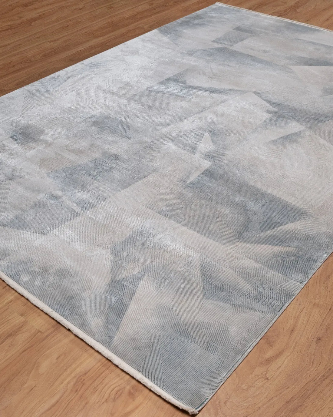 Assorted Grey Abstract Geometric Carpet