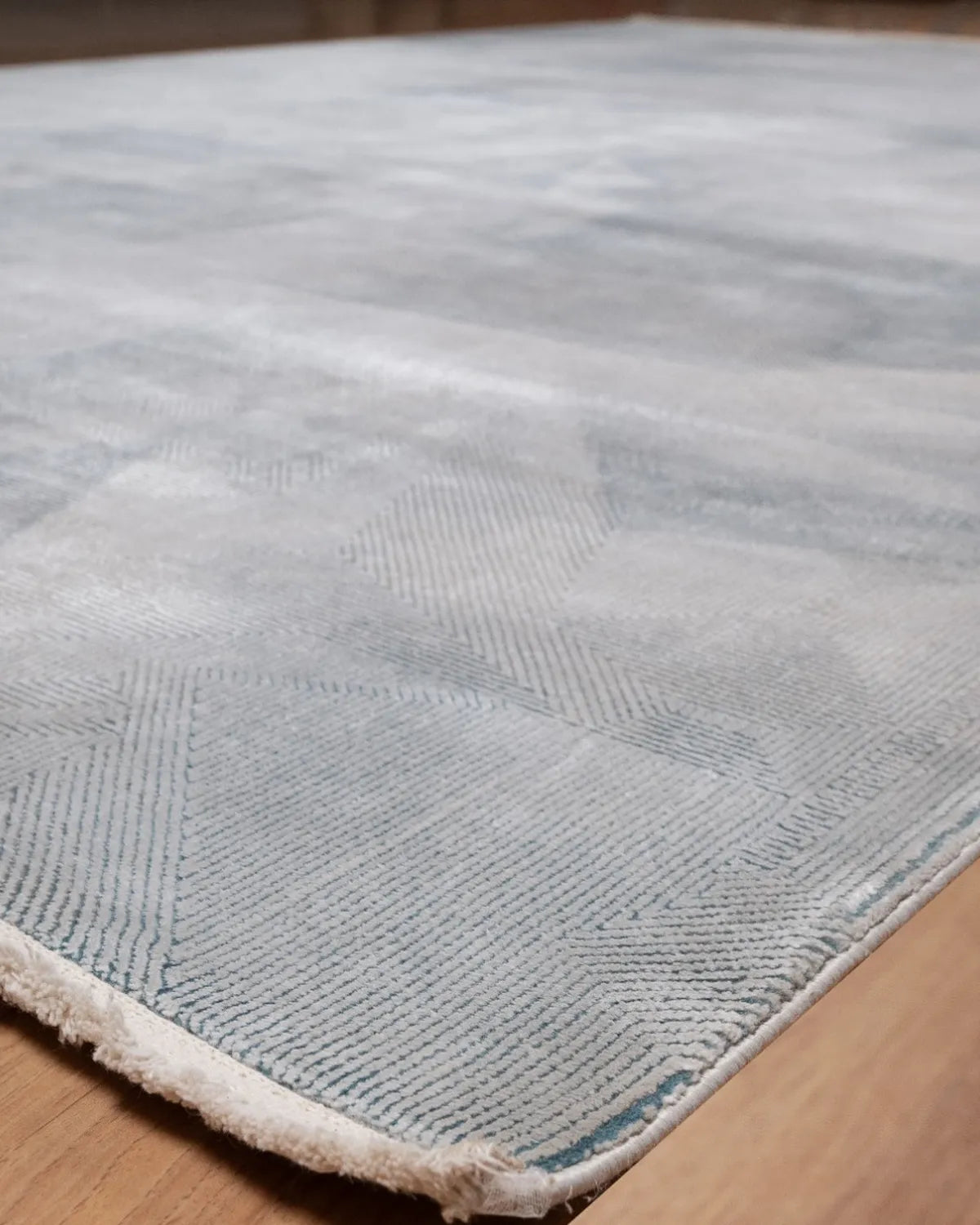 Assorted Grey Abstract Geometric Carpet