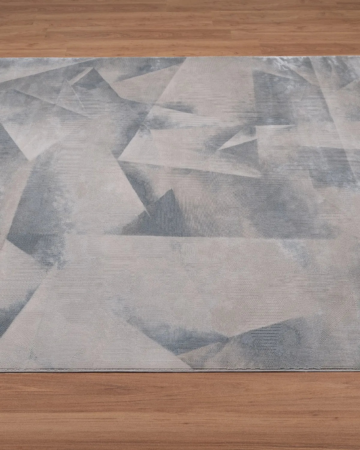 Assorted Grey Abstract Geometric Carpet