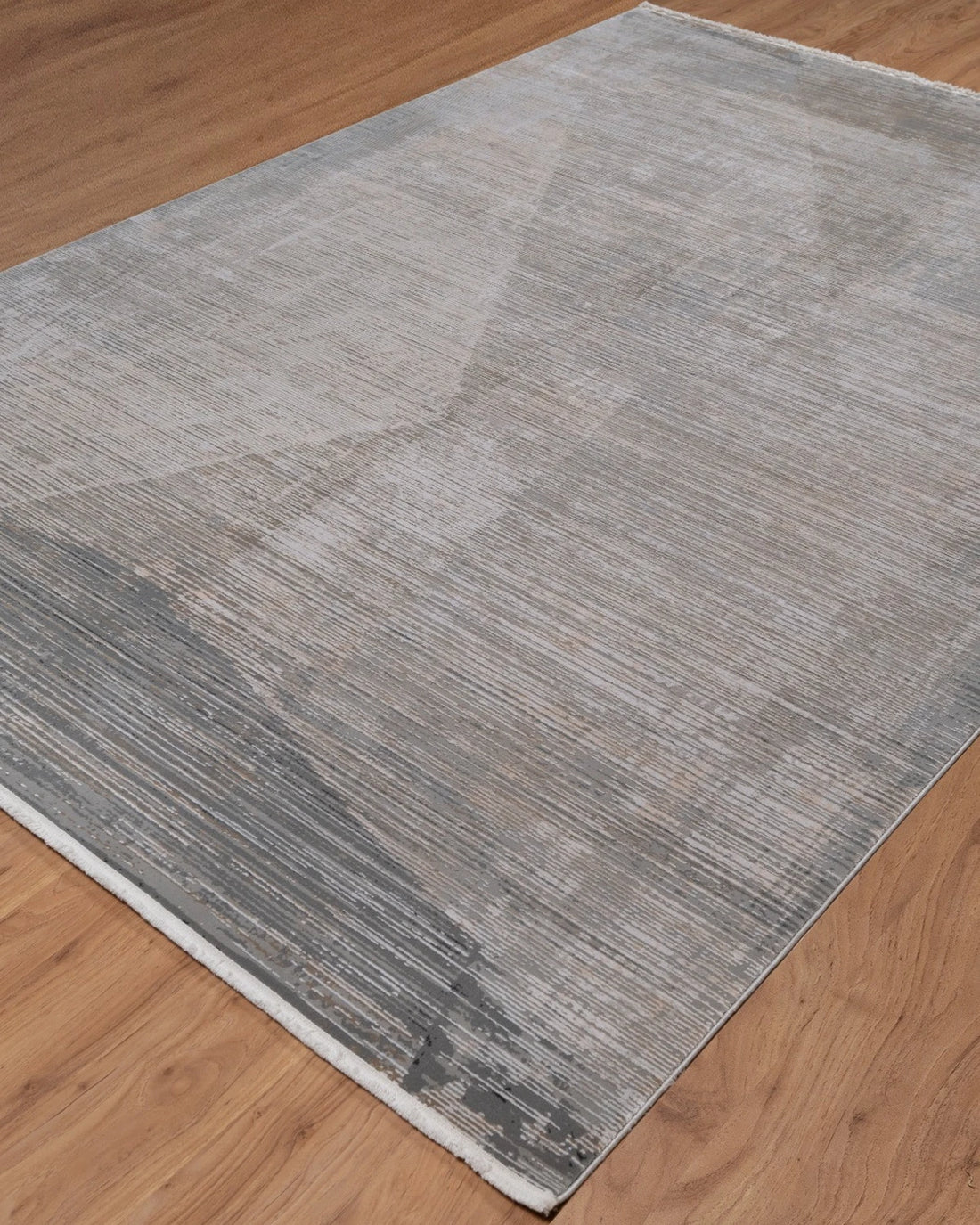 Assorted Beige Grey Linear Abstract Carpet