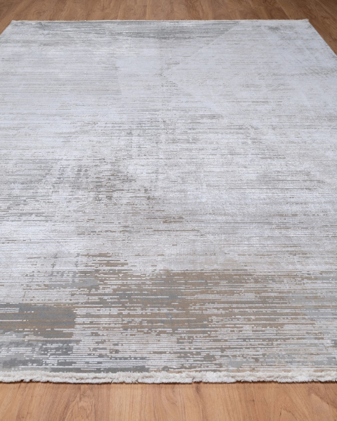 Assorted Beige Grey Linear Abstract Carpet