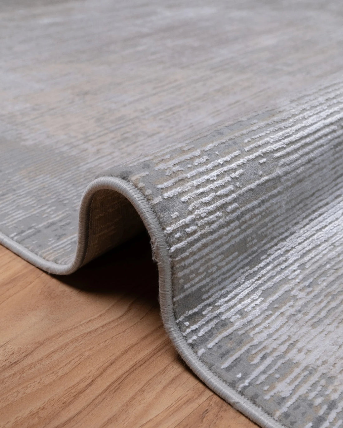 Assorted Beige Grey Linear Abstract Carpet