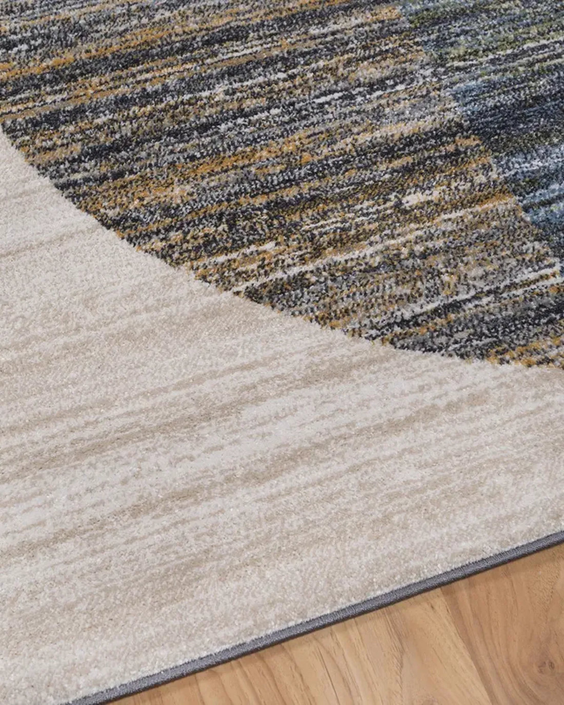 Dark Grey Blue Curve Carpet