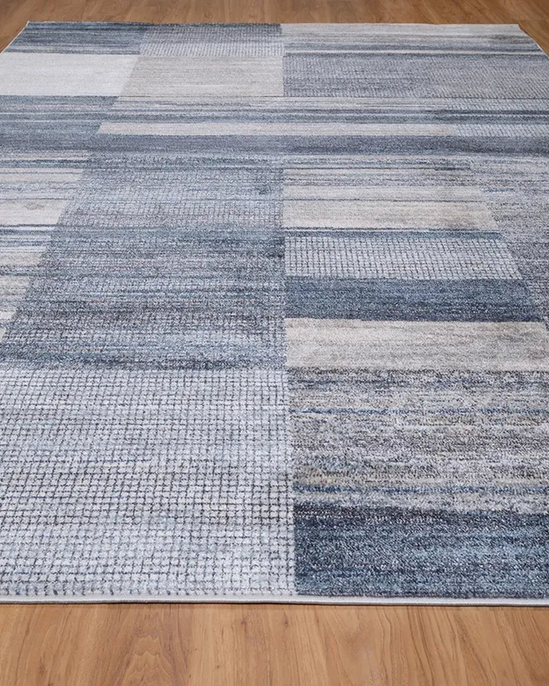 Dark Grey Blue Block Carpet