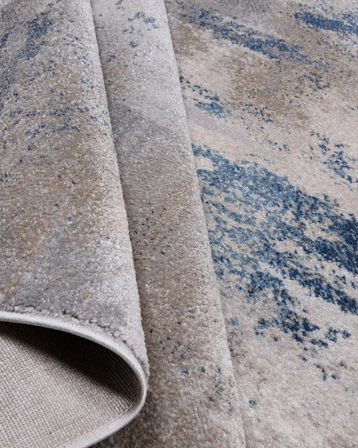 Light Grey Medium Grey Abstract Carpet