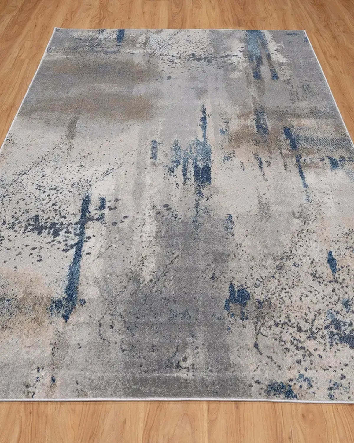 Light Grey Medium Grey Abstract Carpet