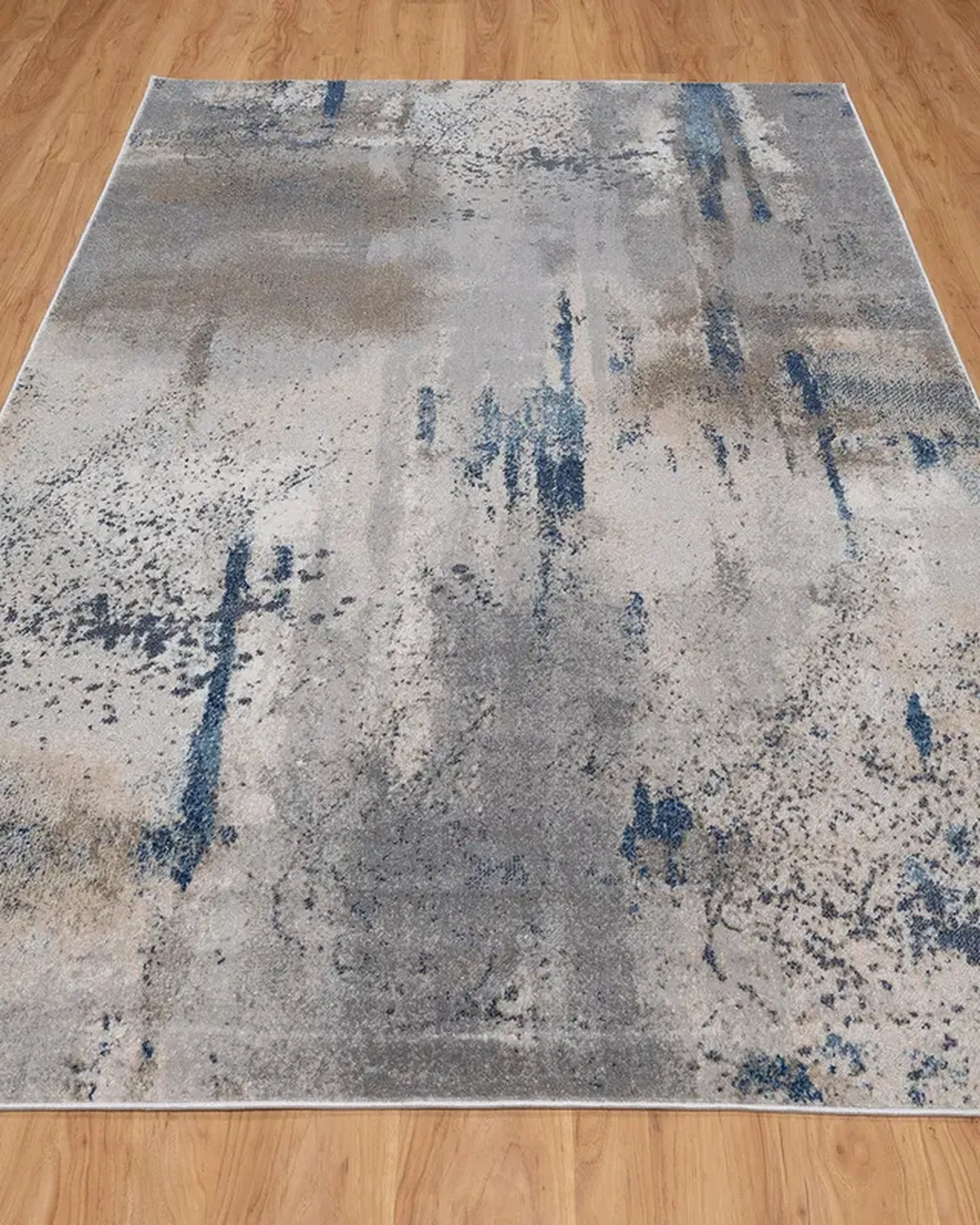 Light Grey Medium Grey Abstract Carpet