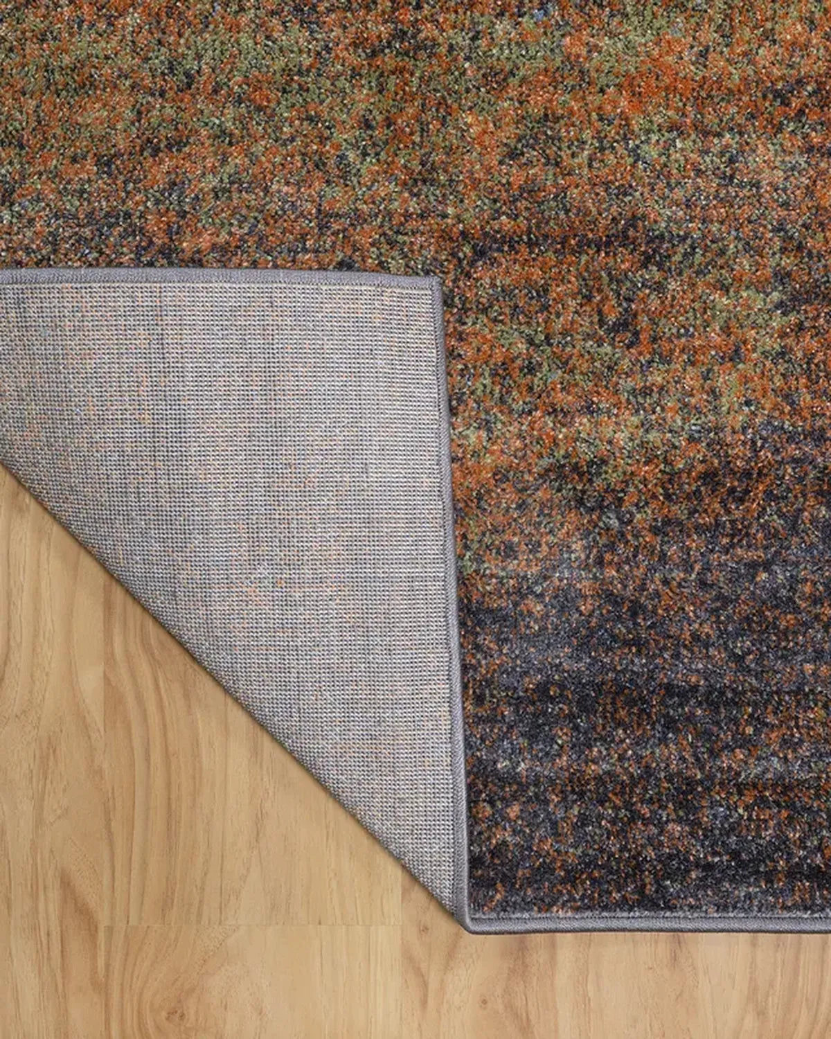 Dark Grey Green Abstract Carpet