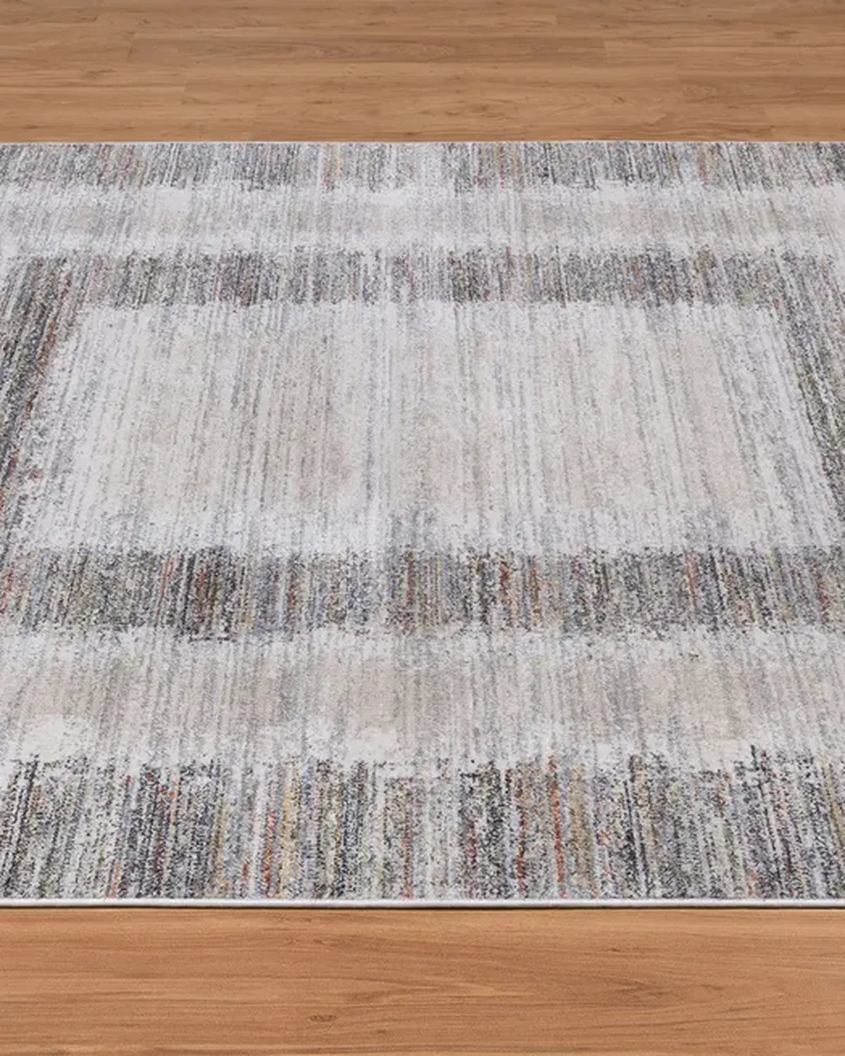 Cream Blue Gradient Border Carpet