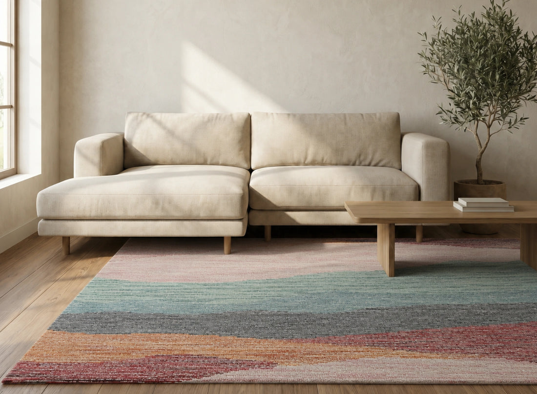 Modern Abstract Gradient Pattern Carpet