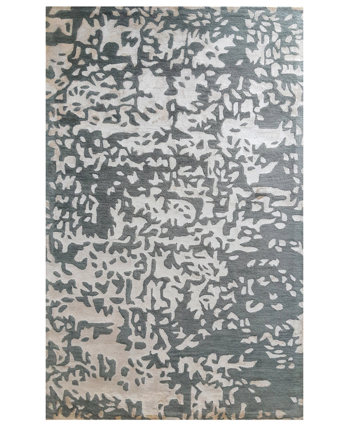 Abstract Grey Texture Pattern Carpet
