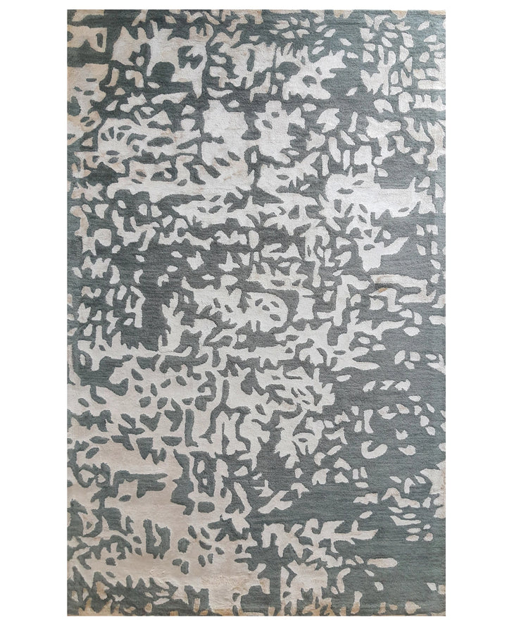 Abstract Grey Texture Pattern Carpet