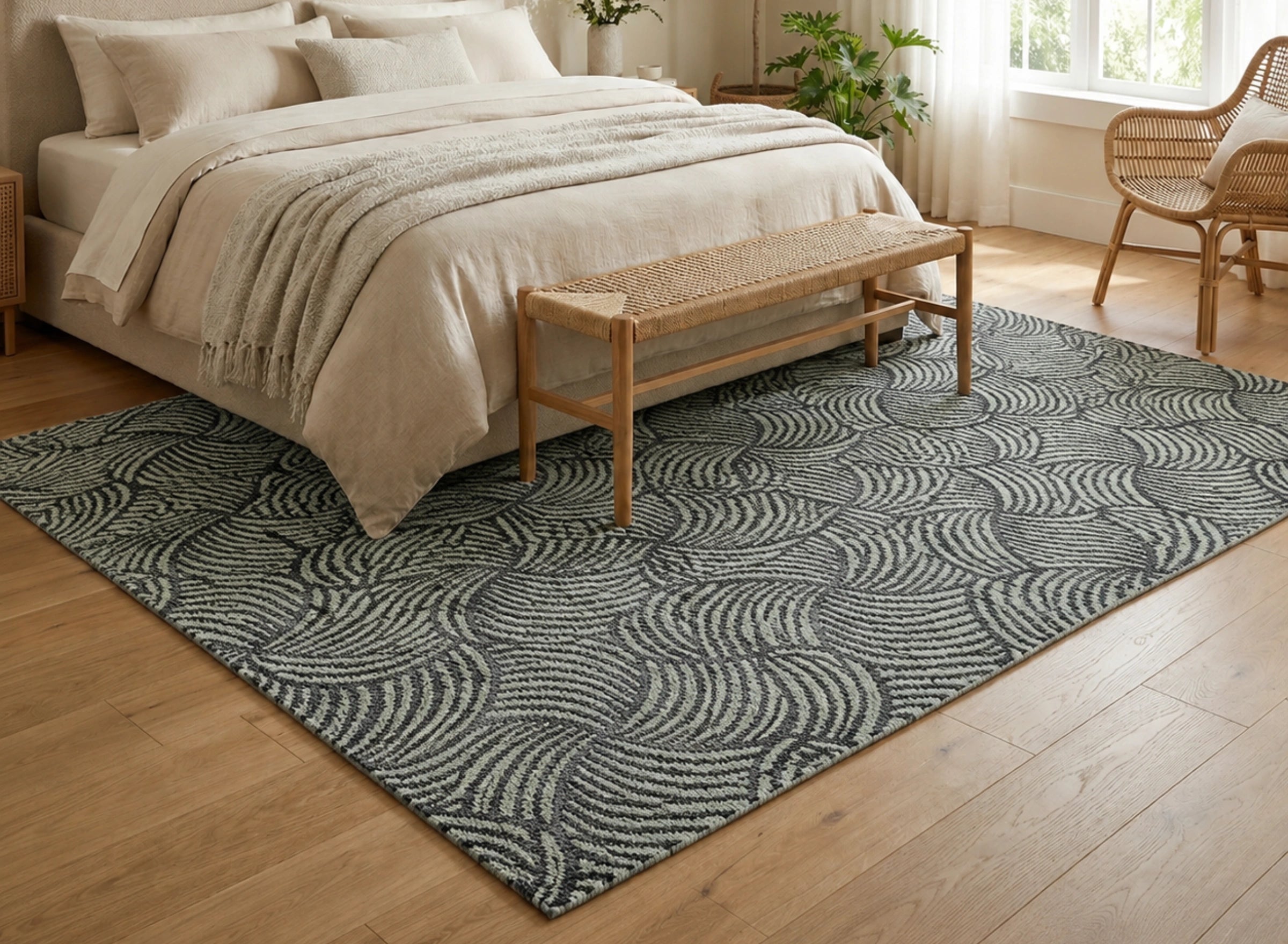 Arc Wave Geometric Carpet