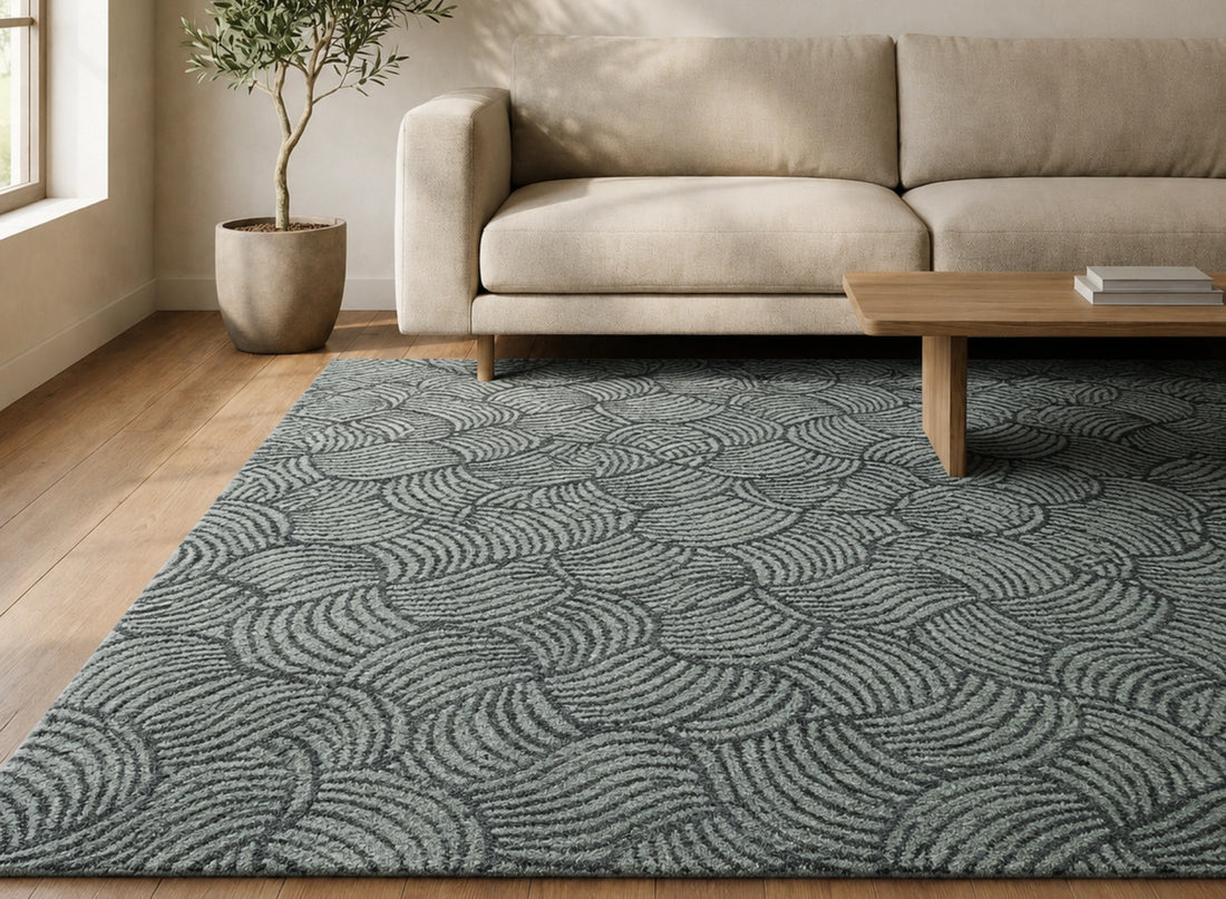 Arc Wave Geometric Carpet