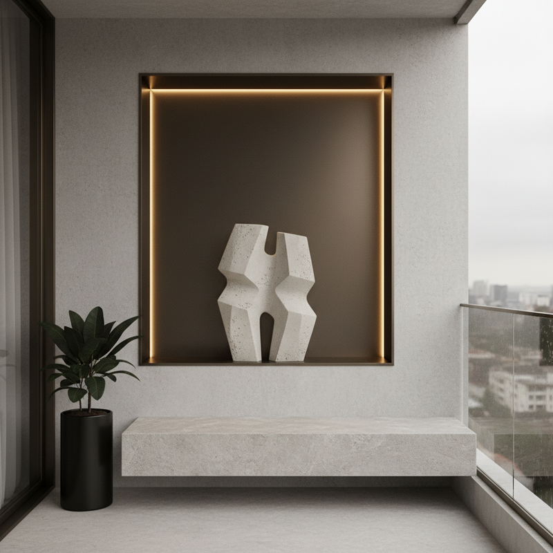 Minimal Display Niche Design