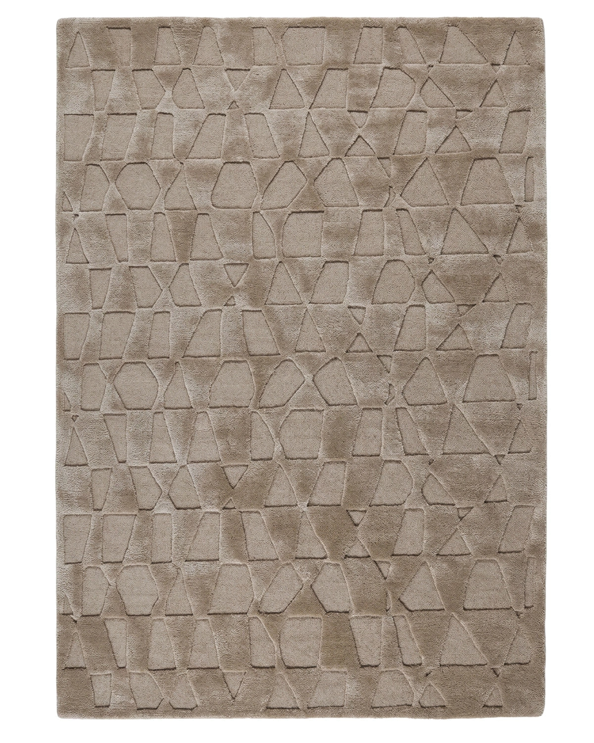 Abstract Stone Texture Carpet – Beige