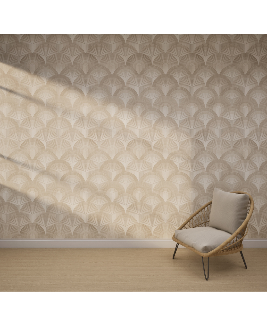 Arcadia Beige Wallpaper