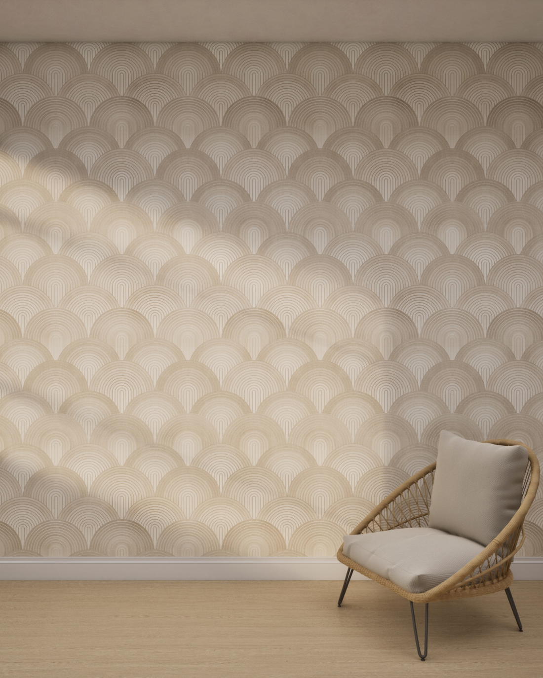 Arcadia Beige Wallpaper