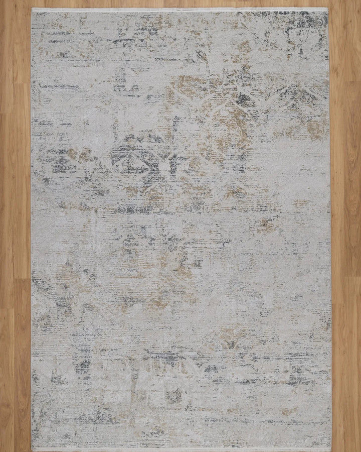 Assorted Beige Grey Textured Vintage Carpet