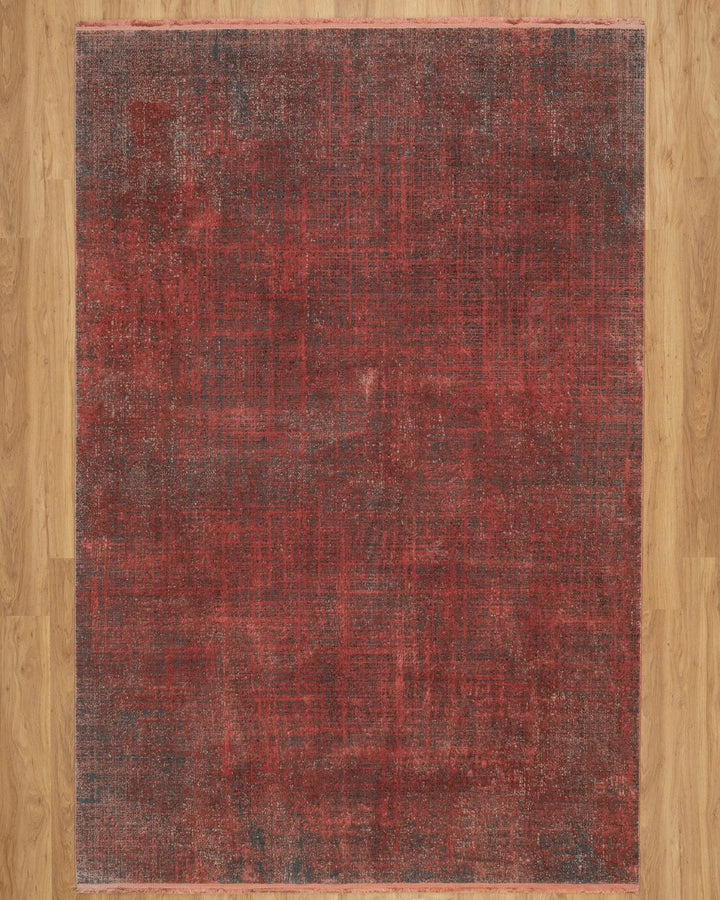 Assorted Crimson Red Vintage Solid Carpet