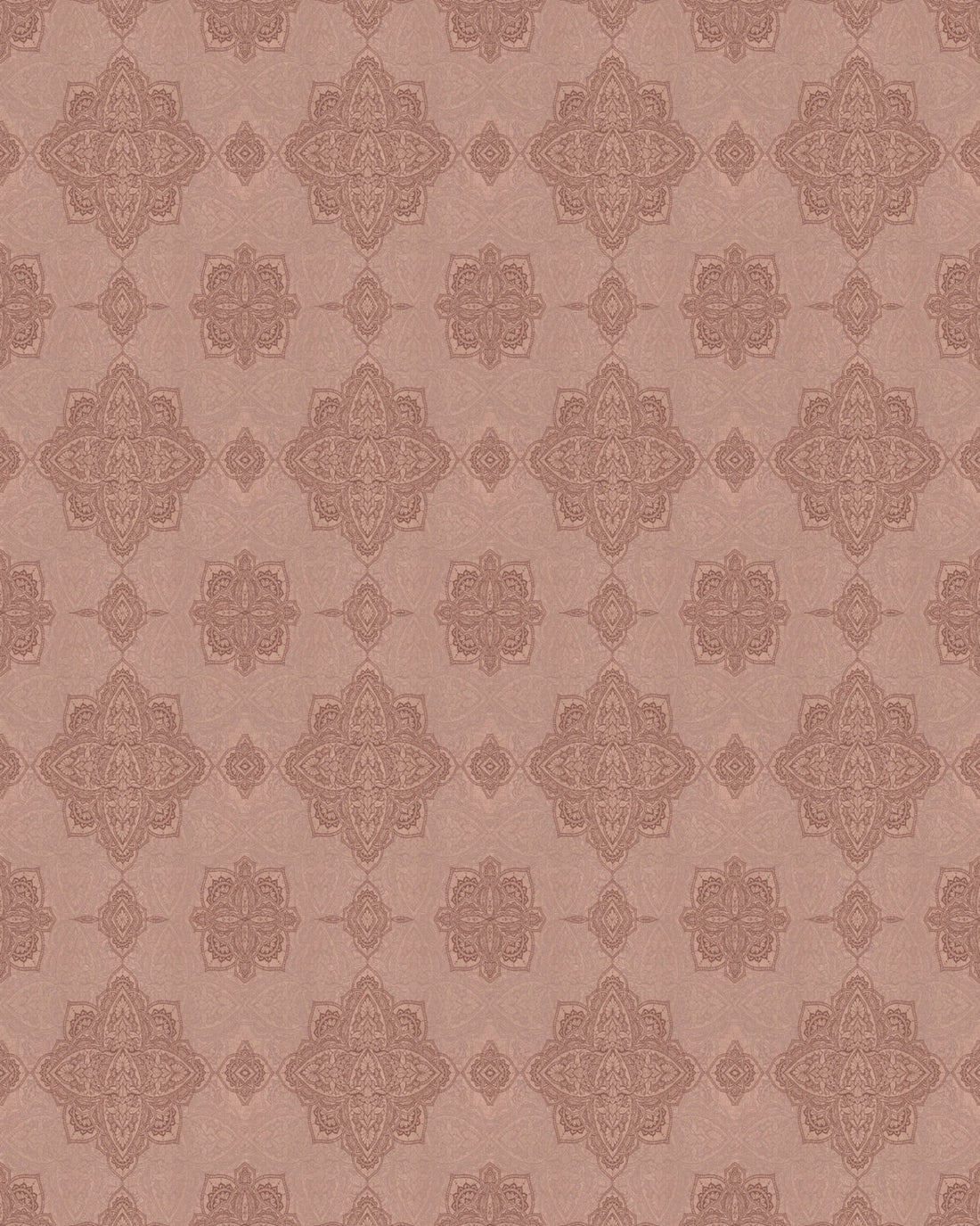 Boho Marrakech Geometric Mandala Wallpaper – Terracotta