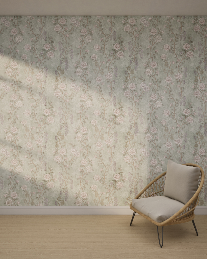 Rosenda Mint Wallpaper