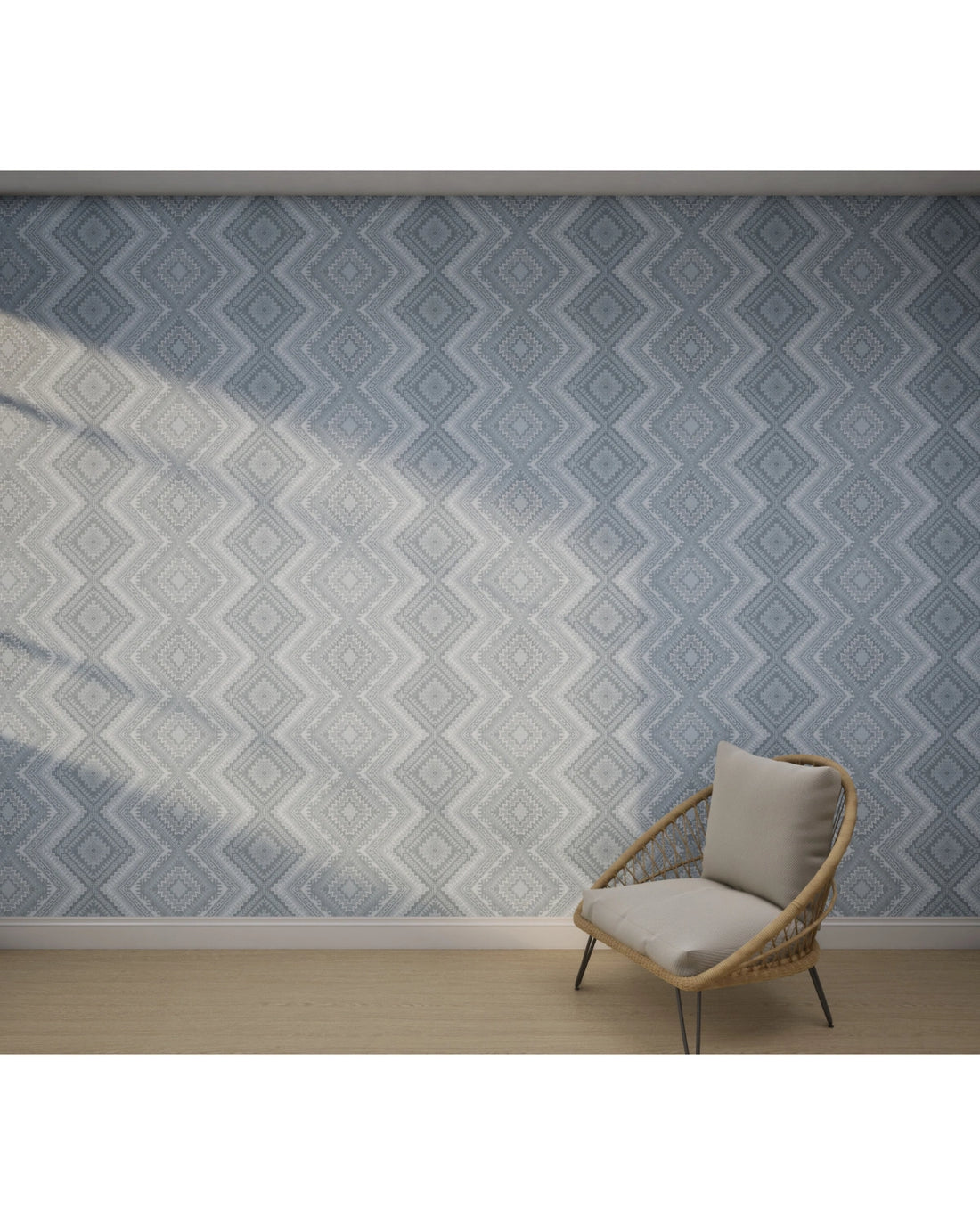 Tribal Blue Wallpaper