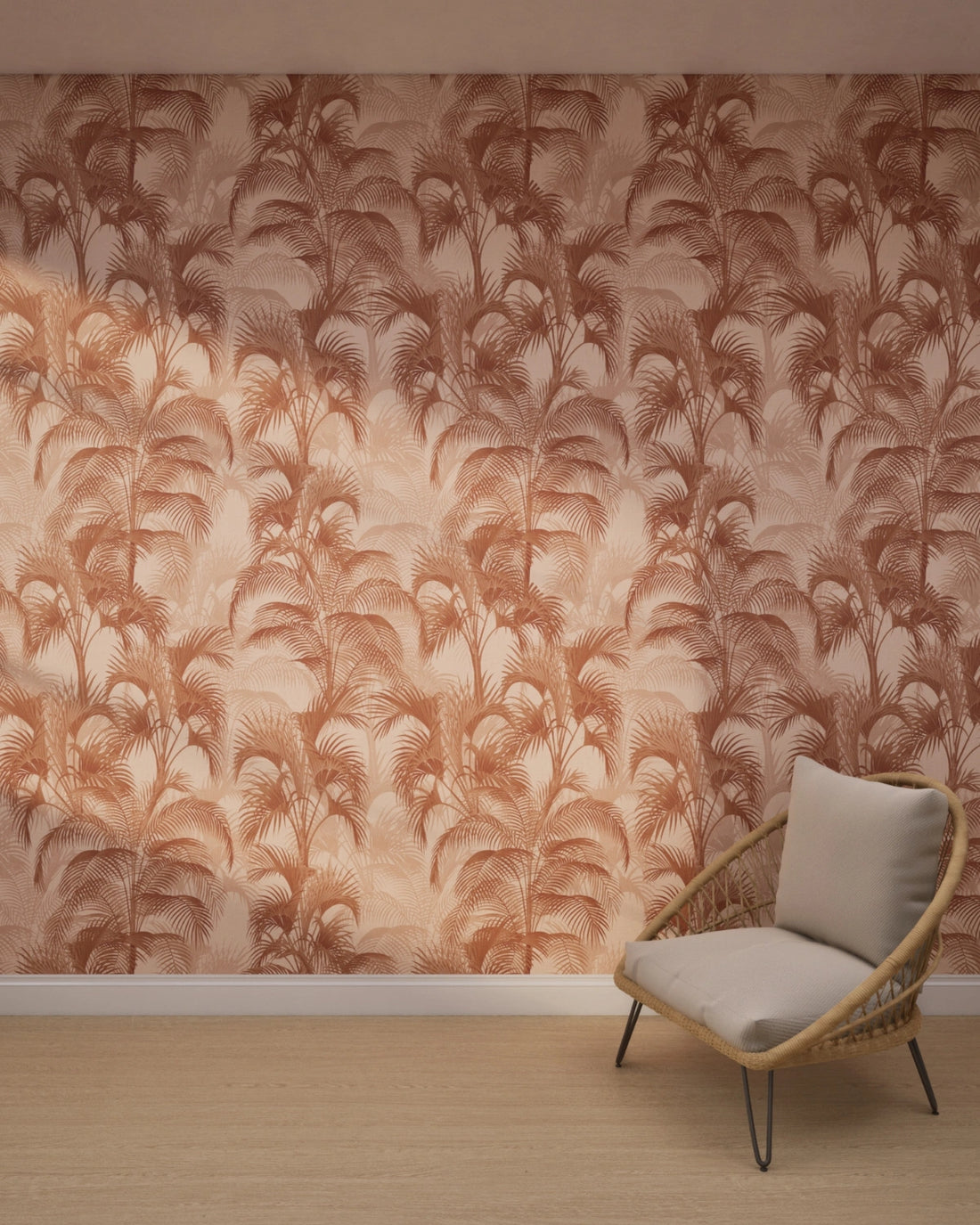 Palmera Blush Wallpaper