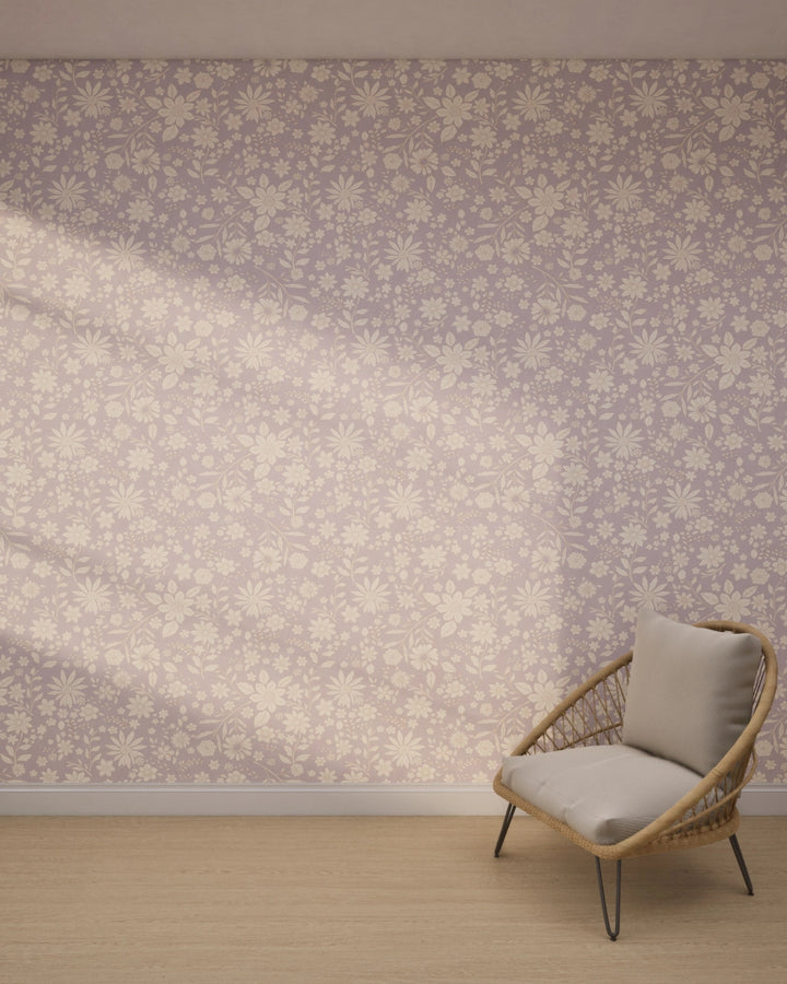 Daisy Lilac Wallpaper