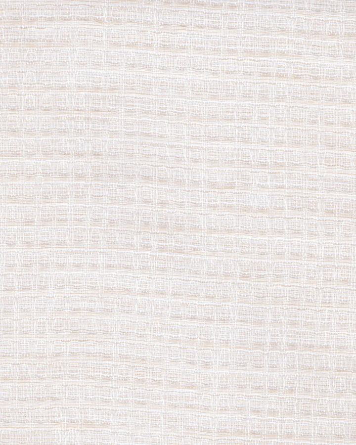 Diva Ridge Cream Curtain Fabric