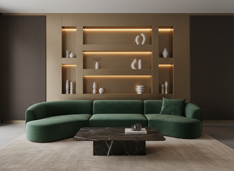 Luxury Lounge Display Setting