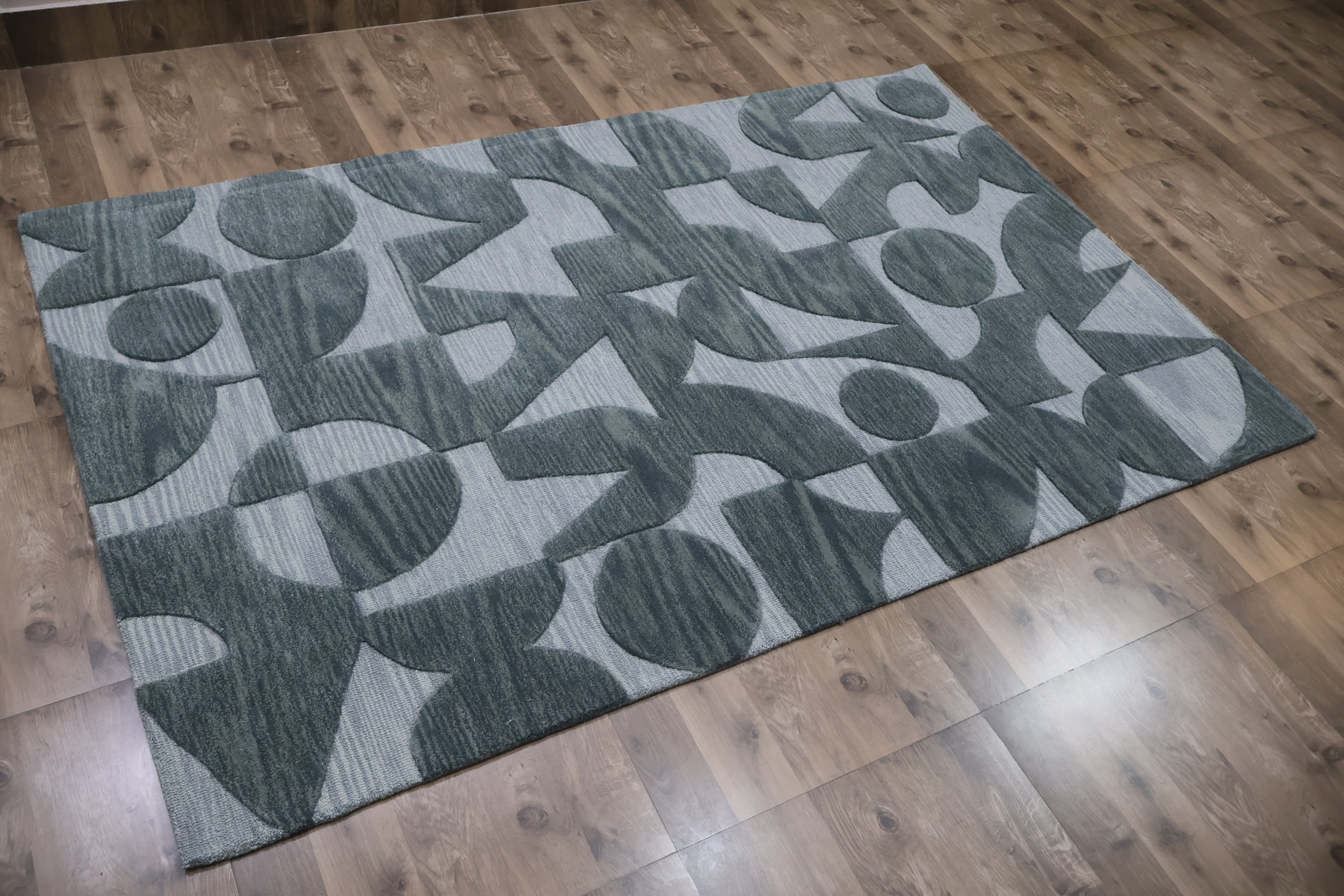 Modern Abstract Geometric Carpet