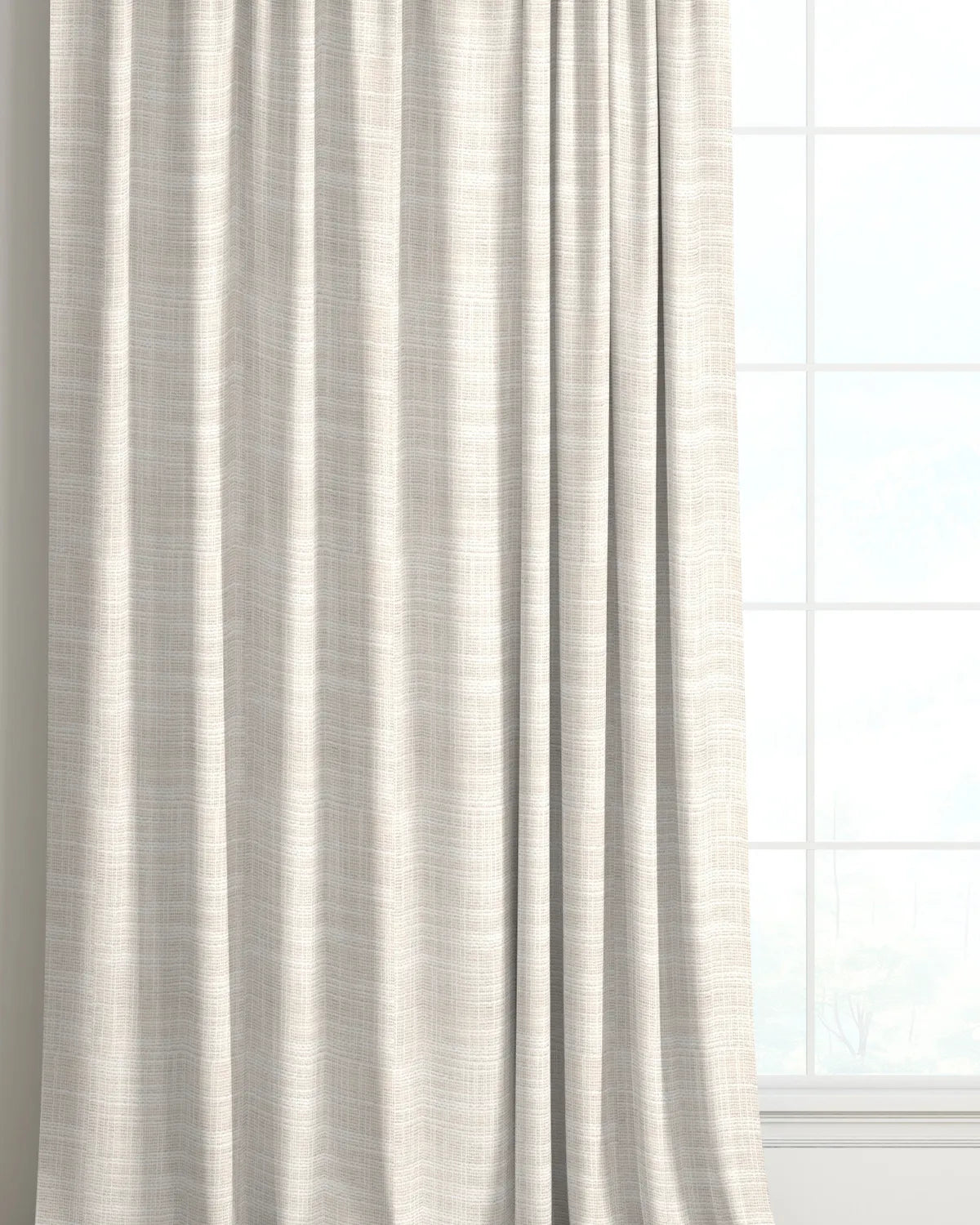Mars Cream Curtain Fabric