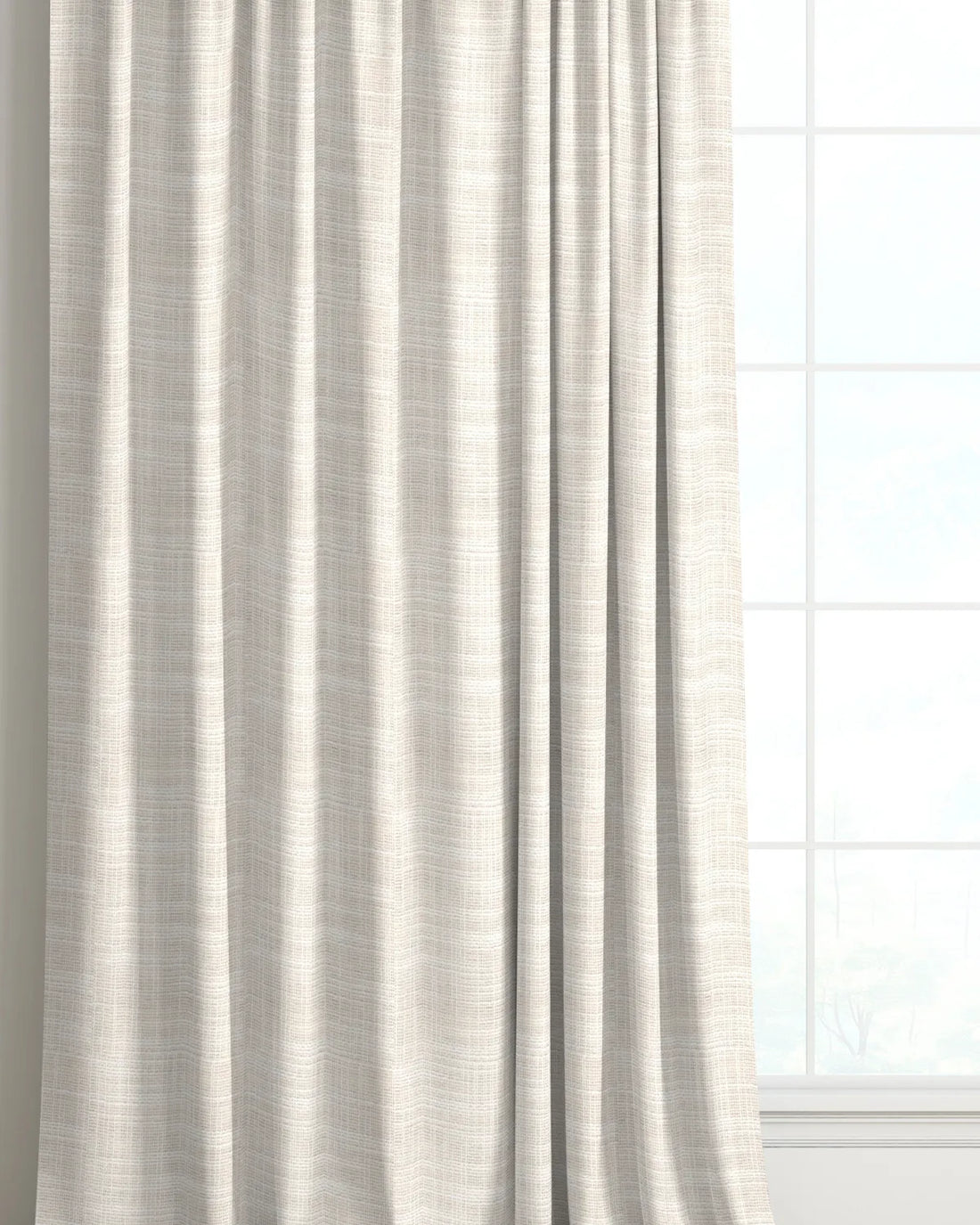 Mars Cream Curtain Fabric