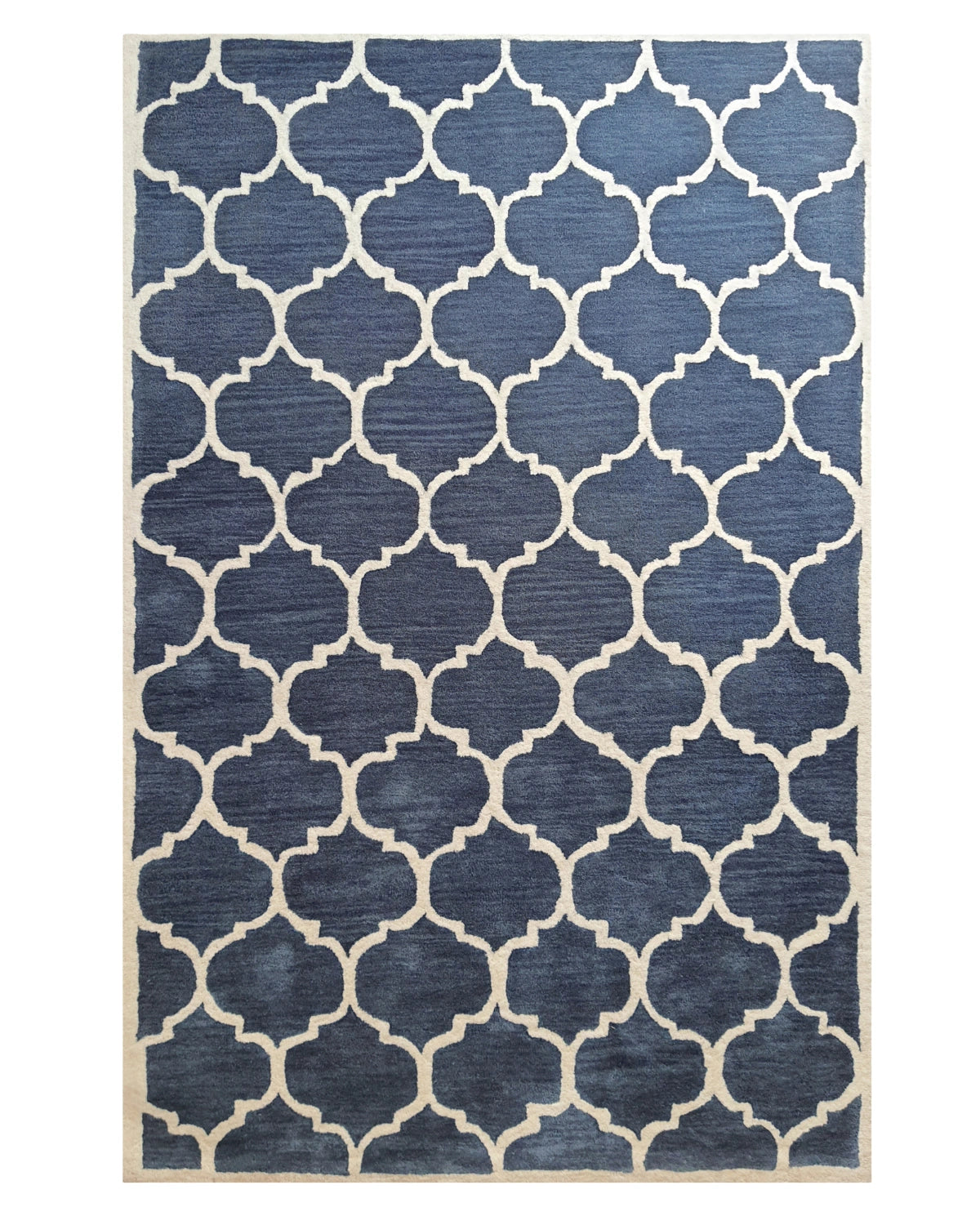 Moroccan Trellis Blue Carpet