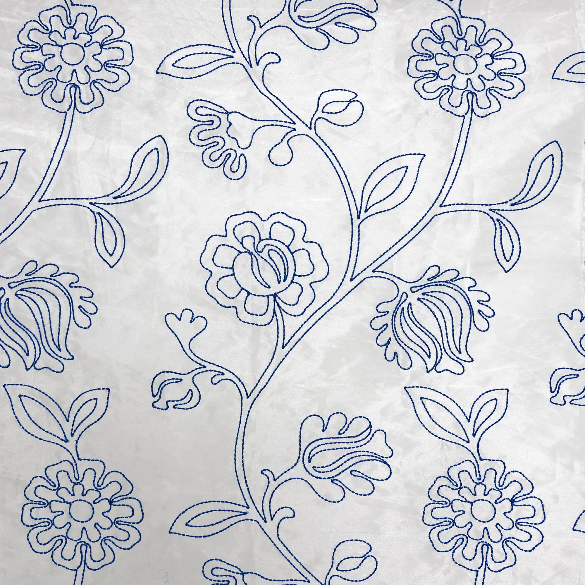 MUNNAR POLY SHEER IVORY NAVY
