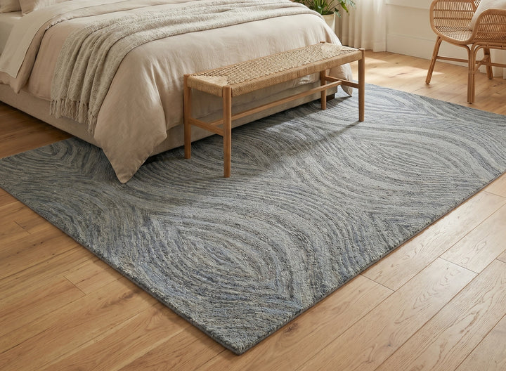 Modern Wave Diamond Pattern Carpet