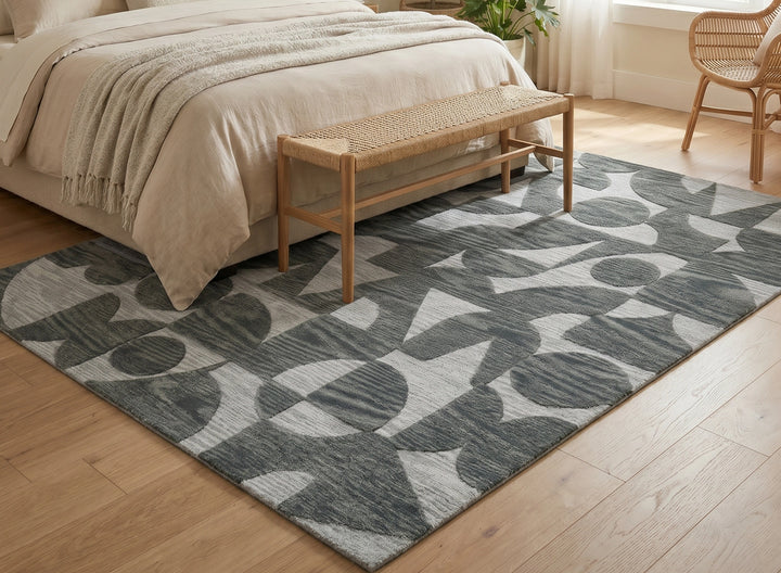 Modern Abstract Geometric Carpet