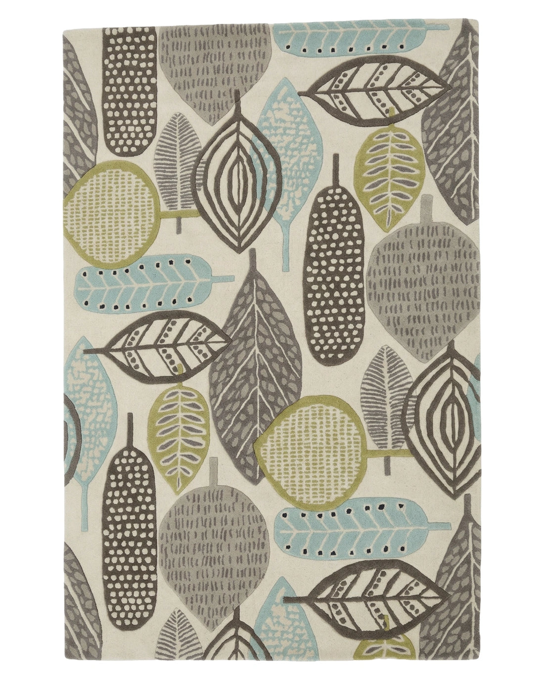 Modern Leaf Pattern Designer Carpet