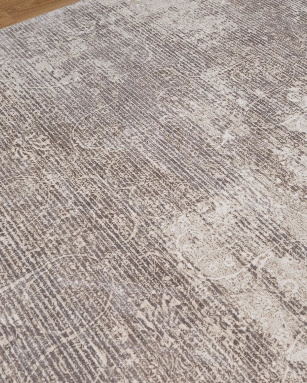 Assorted Taupe Beige Subtle Damask Carpet