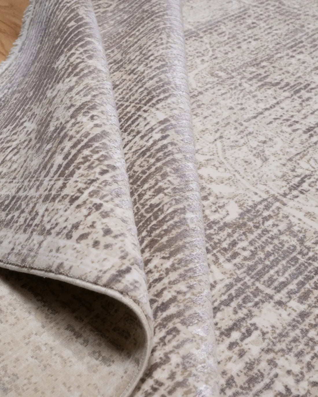 Assorted Taupe Beige Subtle Damask Carpet