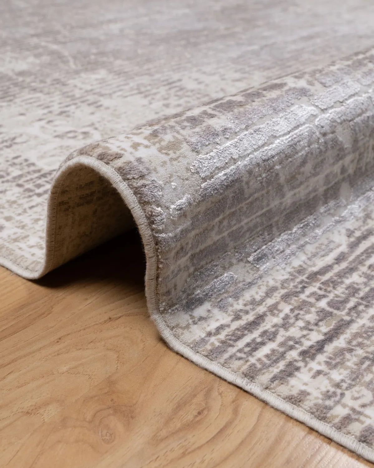 Assorted Taupe Beige Subtle Damask Carpet