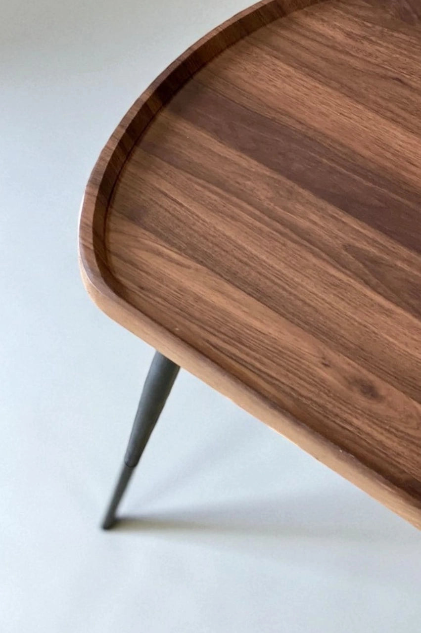 Amaya Wooden Coffee Table – Honey Walnut Finish